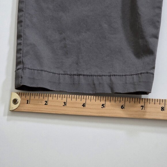 Hudson North Womens Pants L Gray High Waist Straigh Leg Stretch Office Classic - Picture 9 of 16